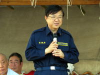 田室まつりで挨拶