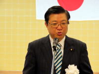 豊後大野市自衛隊家族会で挨拶
